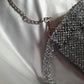 Bolso beads gris
